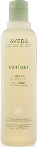 AVEDA Confixor Liquid Gel 250 ml - Haarstyling-Produkt mit mittlerem Halt, ideal für feines bis normales Haar. Morikue-Proteine pflegen und kräftigen, während es Volumen und Definition verleiht.