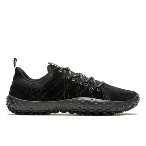 Merrell Unisex Wrapt Sneaker, Black, 48 EU - Laufschuhe mit optimalem Tragekomfort und rutschfester Sohle für sicheres Laufen auf jedem Terrain.