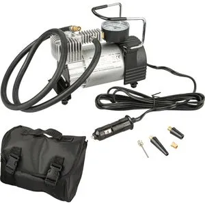 BrüderMannesmann Kompressor 01790, 12V, 10 bar, ölfrei - Kompressor für Zigarettenanzünder, ideal zum schnellen Aufpumpen von Autoreifen in nur 1,5 Minuten. Mit 10 bar Druck und automatischem Überlastschutz, auch für LKW und Busse geeignet.