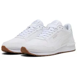 PUMA Unisex ST Runner V4 L Sneaker - Weiß/Glacial Gray/Gum, 40 EU - Herren-Outdoor-Fitnessschuhe mit optimaler Dämpfung und stylischem Design für Komfort und Leistung beim Sport und in der Freizeit.
