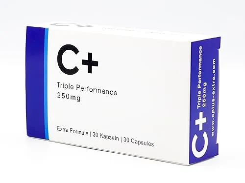 C+ Triple Performance Nahrungsergänzungsmittel für Männer - Potenz- & Verzögerungsprodukte mit 100% natürlichen Inhaltsstoffen für mehr Energie, Standhaftigkeit und Ausdauer im Liebesleben.