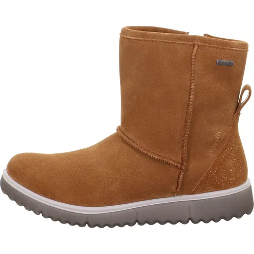 Superfit Mädchen Lora Warm Gefütterte Gore-tex Schneestiefel, Braun 3010, 37 EU - Wanderschuhe mit GORE-TEX Membrane für Wasserdichtigkeit und Atmungsaktivität, ideal für kalte Tage dank kuscheligem Warmfutter und praktischer herausnehmbarer Einlegesohle.