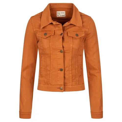 Rock Creek Jeansjacke Regular Fit - Funktionsjacke für Damen mit klassischem Design, geradem Schnitt und praktischen Brusttaschen – ideal für lässige Outfits und vielseitig kombinierbar.