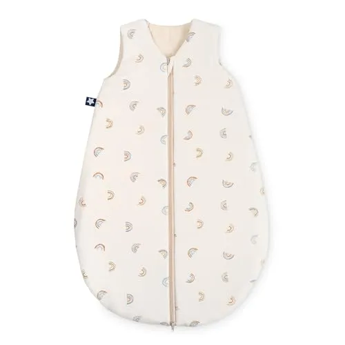 Julius Zöllner Schlafsack Jersey Little Bow 68/74 - Schlafsack aus 100% Jersey-Baumwolle, ideal für einen komfortablen Schlaf Ihres Babys, hergestellt in Deutschland.