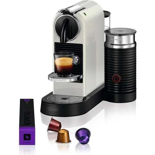 De'Longhi Nespresso CitiZ & Milk - Kapselmaschine mit Milchaufschäumer - Kaffeemaschine für Nespresso-Kapseln, mit integriertem Milchaufschäumer für perfekten Cappuccino und Latte Macchiato.