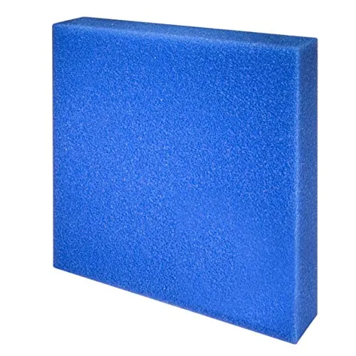 JBL 62566 Mehrweg-Schaumstoff für Aquarienfilter gegen alle Wassertrübungen, Filterschaum blau grob