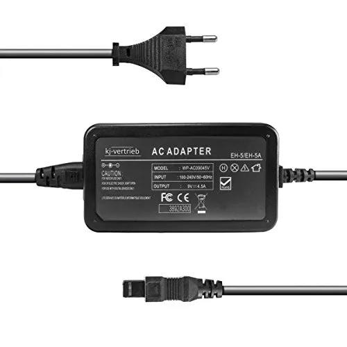 Netzteil für Nikon D50, D70, D70s, D80, D90, D100, D300, D300s, D700 - ersetzt EH-5, EH5, EH5a, EH-5a - 9V 4,5A