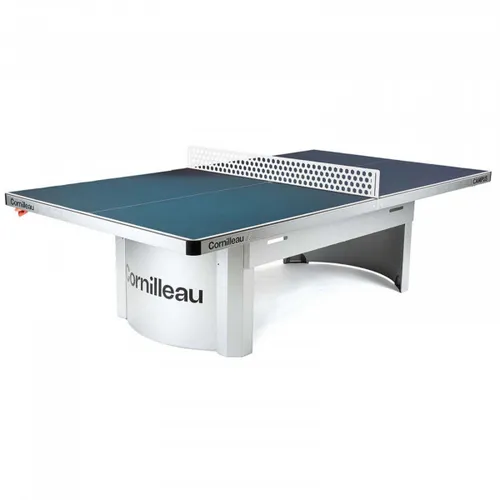 CORNILLEAU Campus 510 - Wetterfeste Outdoor Tischtennisplatte - Tischtennisplatte für Garten, Schulen und Parks, robust und stoßfest mit hervorragendem Ballsprung dank 7 mm Melaminharzplatte. Ideal für ganzjährige Nutzung im Freien.