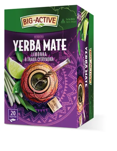 Big-Active Herbatka Yerba Mate Limonka i Trawa Cytrynowa (20 toreb 5900956700687