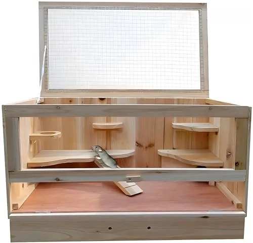 Melko Kleintierkäfig mit klappbarem Deckel für Nager - Käfige & Laufställe für Kleintiere – Geräumiger Melko Hamsterkäfig (60 x 35 x 30 cm) mit klappbarem Deckel für einfache Reinigung und optimale Belüftung. Ideal für artgerechte Haltung von Hamstern und Mäusen!