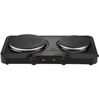 SILVERCREST® KITCHEN TOOLS Doppelkochplatte SDK 2500 E1 - Kochplatten für effizientes Kochen mit robustem Stahlgehäuse und individuell einstellbaren Temperaturreglern. Ideal für schnelle Zubereitung in der Küche.