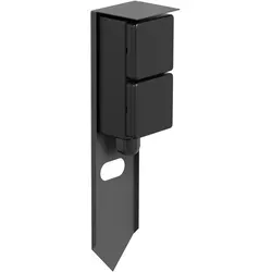 Garten Steckdosensäule PIWI mit Erdspieß, Edelstahl, IP44, 2-fach - Steckdosen & Zubehör - Stilvolle und praktische Stromverteilung im Garten mit 2 wetterfesten Steckdosen für optimale Nutzung im Freien.