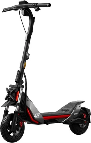 Ninebot by Segway eKickScooter ZT3 Pro D (rot) - E-Scooter mit 1600-Watt-Motor für kraftvolle Beschleunigung und Steigungen bis 25%. Reichweite bis zu 70 km, komfortabel dank Federung und 11-Zoll Geländereifen.