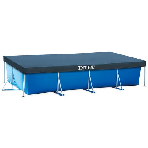 INTEX Abdeckplane Rechteck Frame Pool Abdeckung 300x200cm  Poolabdeckplane NEU