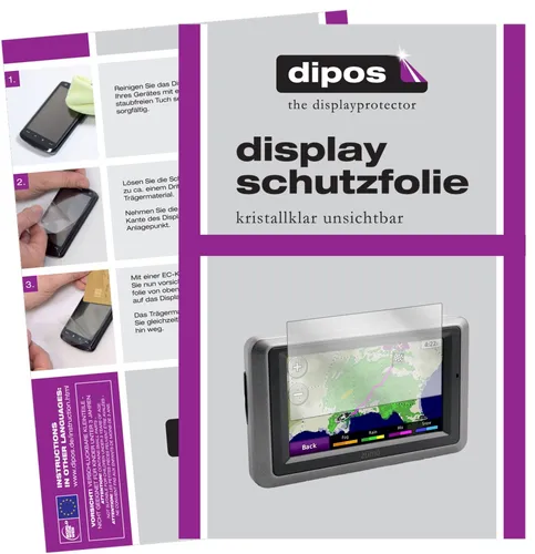 3x Schutzfolie für Garmin zumo 660 LM klar Displayschutzfolie Display Schutz