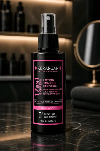Kerargan 17 en 1 Express Lotion Tonique Cheveux 100 ml Haar-Tonikum Keratin