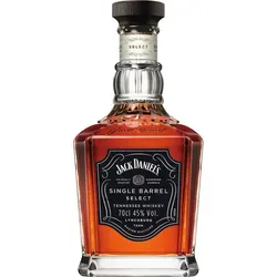 Jack Daniels Single Barrel Select - Tennessee Whiskey, 8 Jahre gereift in einem einzigartigen Holzfass für höchsten Genuss