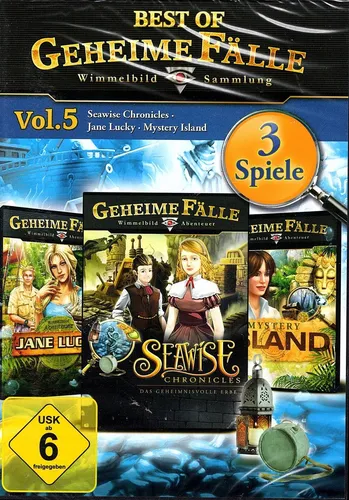 Best of Geheime Fälle Vol. 5 (PC-CD) NEU&OVP - 3 spannende Wimmelbild Abenteuer