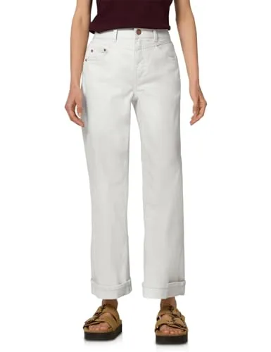 Street One Studio Jeans Culotte Ecru wash 29 - Modische Culotte aus Denim im Casual Fit mit weitem Bein und hoher Taille. Ideal für lässige Outfits, mit einer Innenbeinlänge von 69 cm und optimalem Tragekomfort.