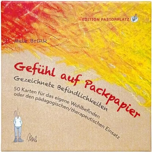 Gefühl auf Packpapier – Gezeichnete Befindlichkeiten (Luxusbox) - Schule & Lernen: 50 kreative Karten zur Förderung des eigenen Wohlbefindens oder für den pädagogischen/therapeutischen Einsatz.