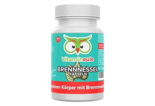 Vitamineule Brennnessel Kapseln - 500 mg Brennnessel-Extrakt (10:1) - Kapsel