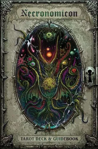 Necronomicon Tarot Deck and Guidebook - Einzigartiges Tarot-Set mit 78 Karten, ideal für Tarot-Liebhaber und Einsteiger, um tiefere Einsichten zu gewinnen.