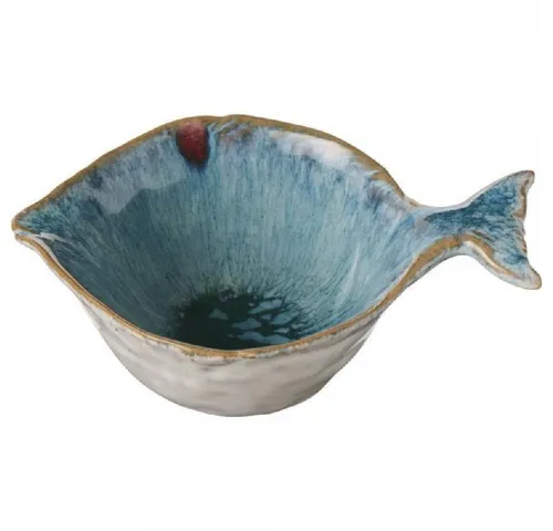 Ib Laursen Schüssel Ib Laursen Schale Ocean Fisch Keramik (11,8cm)