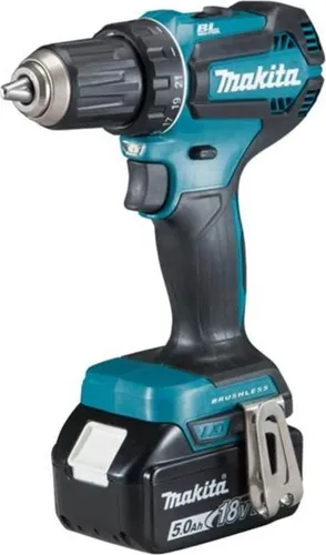 Makita Akku-Bohrschrauber DDF485RFE 2x3.0Ah/18V - Akkuschrauber mit 22 Drehmomentstufen, ideal für präzises Arbeiten in Holz und Stahl. Inklusive 2 Akkus und Schnellladegerät für dauerhaften Einsatz.