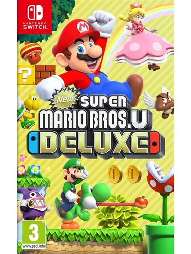 New Super Mario Bros. U - Deluxe Edition für Nintendo Switch - Actionspiel für Nintendo Switch mit 164 Kursen, ideal für bis zu vier Spieler. Enthält New Super Luigi U und die neue Peachette-Transformation für zusätzlichen Spielspaß!