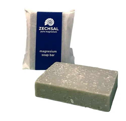 Zechsal Magnesium Hand + Körper Seife 100g frischem Duft von Eukalyptus und Oran