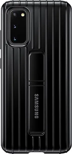 Samsung Protective Standing Smartphone Cover EF-RG980 - Handy-Hülle für Galaxy S20/S20 5G, robuster Schutz mit ausklappbarem Standfuß für komfortables Video-Viewing
