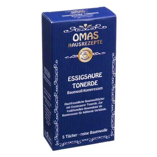 Essigsaure Tonerde Baumwollkompresse 5 ST
