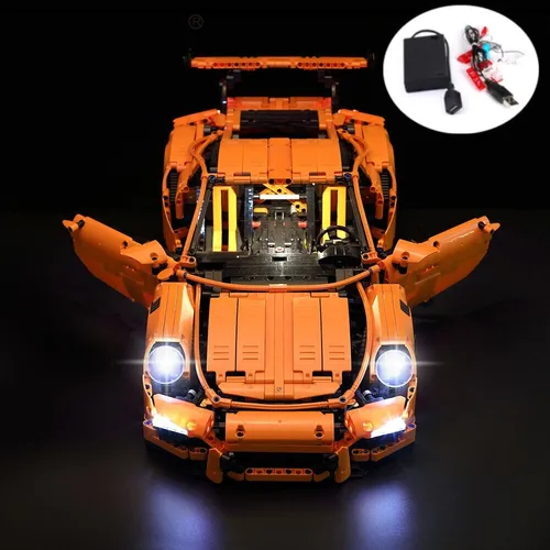 LED Licht Set Beleuchtungsset Akku Box passend für Lego Porsche 911 GT3 RS 42056
