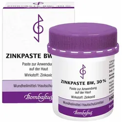 Zinkpaste Bw - Wundheilmittel und Hautschutz - Arzneimittel zur effektiven Wundheilung, schützt gesunde Haut und bindet Sekrete bei Dermatosen. Ideal für die tägliche Anwendung.