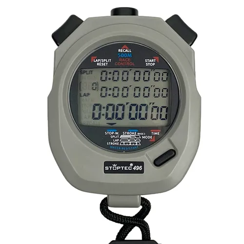 STOPTEC Stoppuhr 496 (500 File Memory /  Stroke / Race Control)