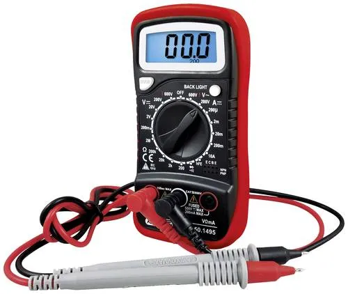 KS-Tools Multimeter 150.1495 RMS digital - Sonstige Werkzeuge mit akustischer Durchgangsprüfung und stoßfestem Schutzrahmen. Ideal für präzise Messungen bis 600 V und 10 mA.