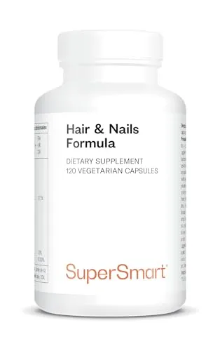 Haar- & Nägel-Formel - Supersmart - Dimethylsulfon (MSM) - Patentiertes Keratin und Biotin für revitalisiertes Haar und gestärkte Nägel, glutenfrei und natürlich.