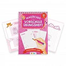 Edubini Magische Vorschule Übungshefte - Schwungübungen lernen - Entdecken Sie mit den magischen Übungsheften eine spielerische Art, das Schreiben und Rechnen zu erlernen! Die innovative Tinte sorgt für ein einzigartiges Lernerlebnis.