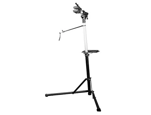 EUFAB Fahrrad-Montageständer 16421 - Höhenverstellbar von 100-160cm, 360° drehbar und bis 30kg belastbar, ideal für E-Bikes und professionelles Arbeiten