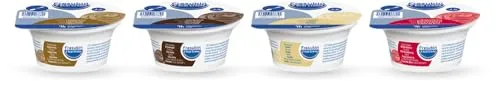 FRESUBIN 2 kcal Creme Mischkarton im Becher 24X125 g - Gewichtsmanagement Snacks, cremige 2 kcal Snacks in praktischen Bechern für eine ausgewogene Ernährung und einfaches Portionieren.