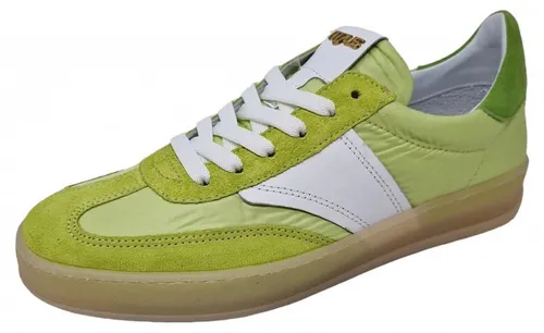 Mjus Damen Sneaker in Grün, Größe 39 - Halbschuhe aus hochwertigem Leder, in trendigem neongreen bianco, perfekt für einen sportlichen Look und hohen Tragekomfort.