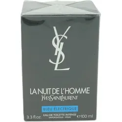Yves Saint Laurent La Nuit de L Homme Bleu lectrique - 100 ml Eau de Toilette Intense, eleganter und edler Duft für besondere Anlässe
