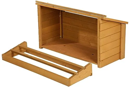 Kerbl Legenest für Kleintierstall 82807 - 85 x 37 x 48 cm, einfacher Aufbau und ideal für Hühnerhaltung