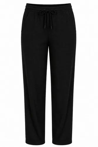 UP2FASHION Jogger Pants Plus Size Damen Joggpants Schwarz 48-50 - Bequeme Damen Jogger Pants von Up2Fashion für entspannte Tage. Mit elastischem Komfortbund und praktischen Taschen bietet sie viel Bewegungsfreiheit und einen sicheren Sitz – ideal für Alltag und Freizeit.