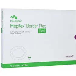 Mepilex Border Flex Schaumverband 15x15 cm - 5 Stück - Kompressen & Verbände - Flexibler Schaumverband für optimale Wundheilung, schmerzlindernd und einfach anzuwenden.