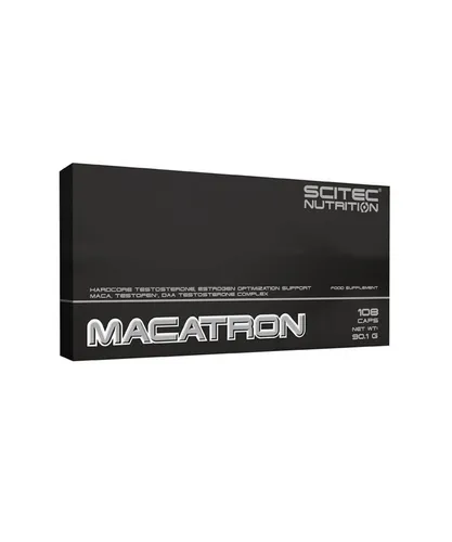Scitec Nutrition Scitec Macatron 108 Kapseln - Nahrungsergänzungsmittel mit einer einzigartigen Kombination aus D-Asparaginsäure und Pflanzenextrakten, ideal zur Unterstützung der täglichen Ernährung. Praktische Kapselgröße für einfache Einnahme.