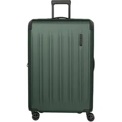 Travelite Dynamiic 4-Rollen Trolley L 76 cm - Grün - Trolleys mit großem Stauraum, ideal für längere Reisen oder Familienurlaube. Erweiterbar durch Dehnfalte und mit TSA-Verschluss für zusätzlichen Schutz.