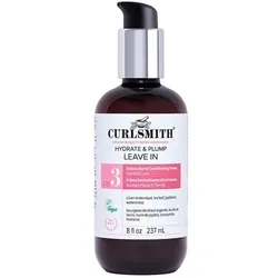 Curlsmith Hydrate & Plump Leave-in Conditioner 237 ml - Conditioner für lockiges Haar, spendet Feuchtigkeit und Volumen mit Jojoba-Öl und Plant Based Stem Cell Complex, einfach anzuwenden ohne Ausspülen.