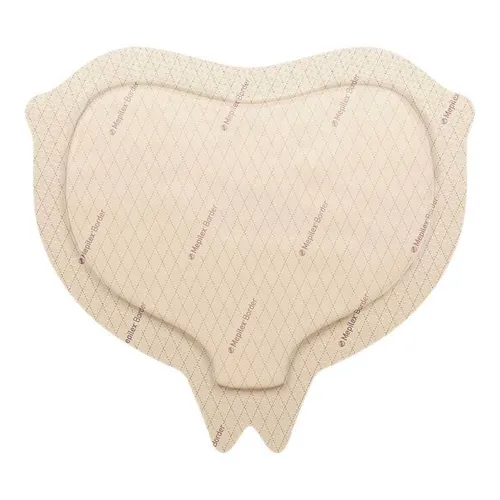 Mepilex Border Sacrum Schaumverband 22x25 cm - 5 Stück - Arzneimittel mit exzellenter Wundheilung, ideal für die Behandlung von Druckgeschwüren und empfindlichen Hautstellen.