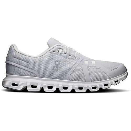 ON Cloud 6 GLACIER / WHITE - Bequeme Laufschuhe - Laufschuhe mit noch bequemerer Passform, ideal für den ganzen Tag. Perfekt für aktive Menschen, die Stil und Komfort schätzen.
